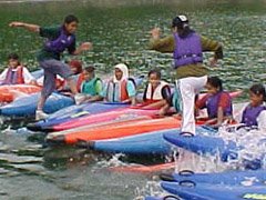 Children's activities at Shadwell Basin